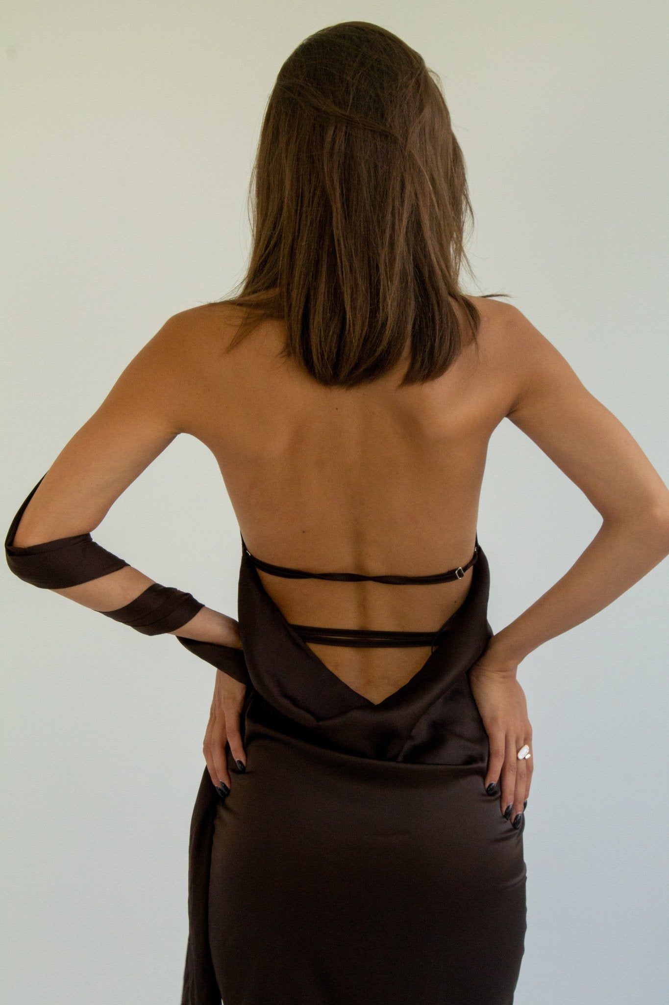 Brown Dress Dahlia - Corset