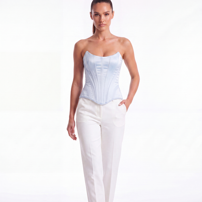 Classic corset with lines