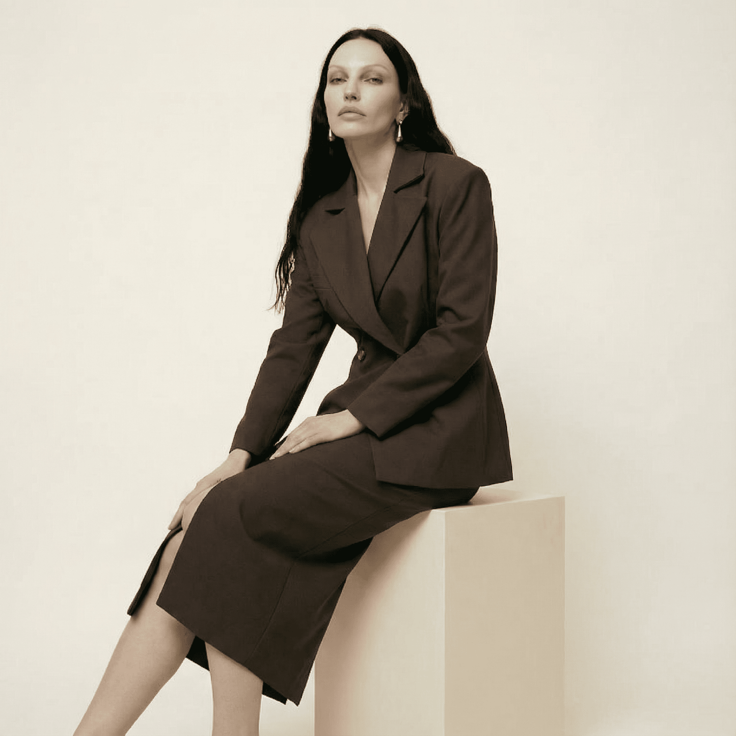 Caetana - Brown Classic Set - Corset