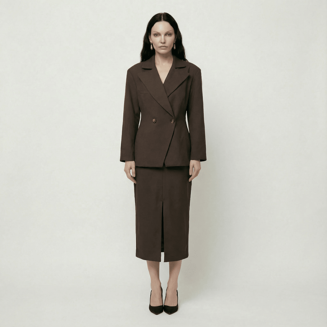 Caetana - Brown Classic Set - Corset