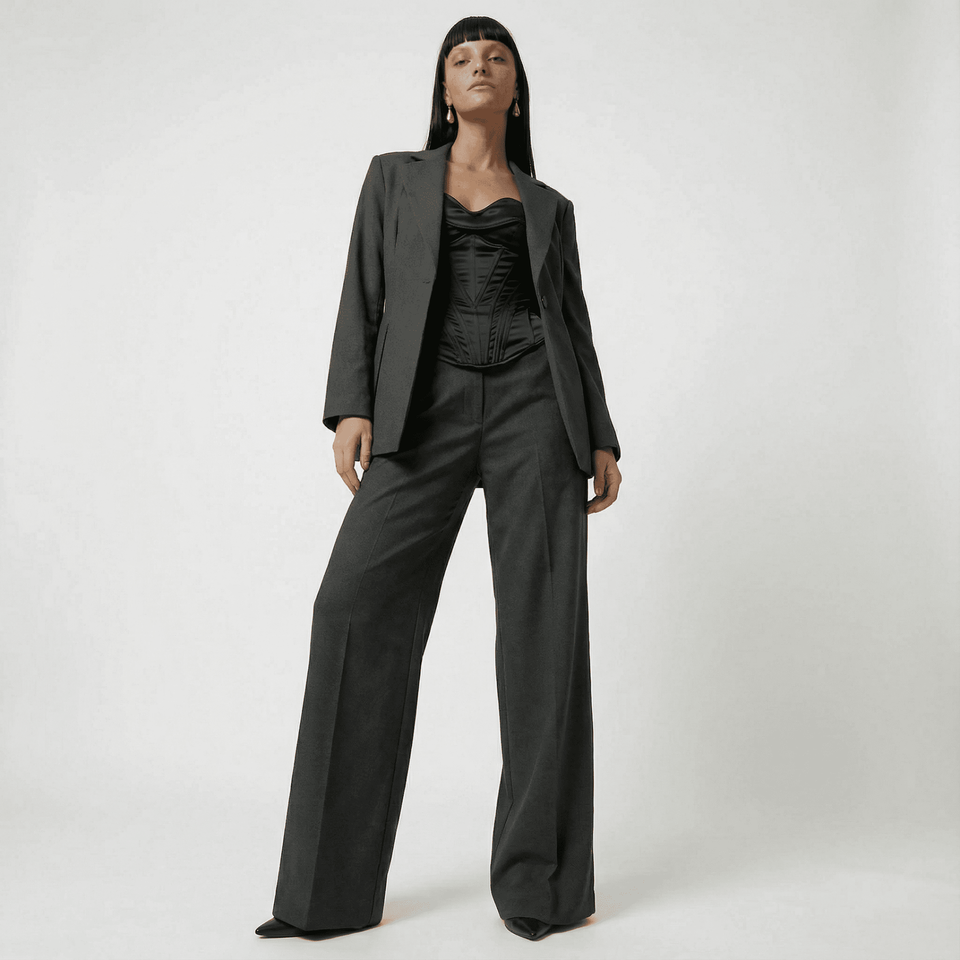 Caterina - Grayscale Set - Corset