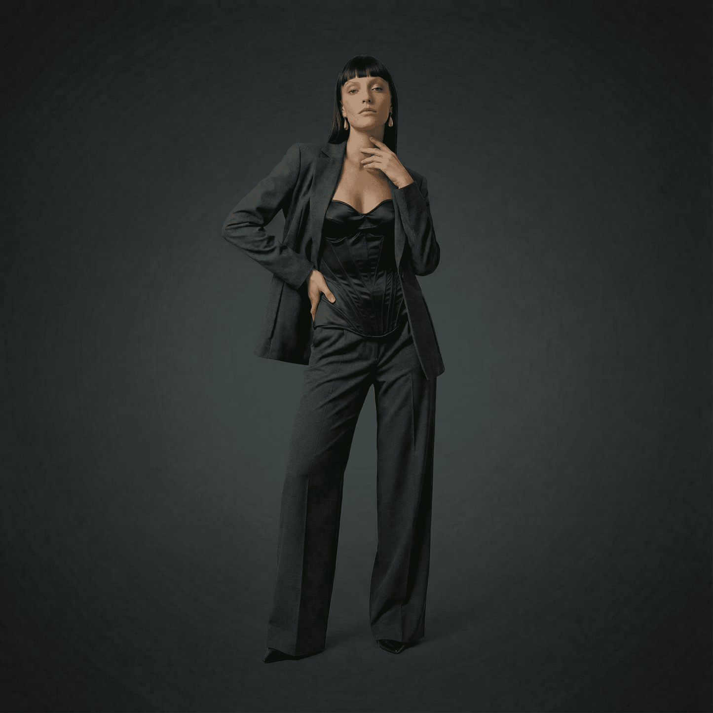 Caterina - Grayscale Set - Corset