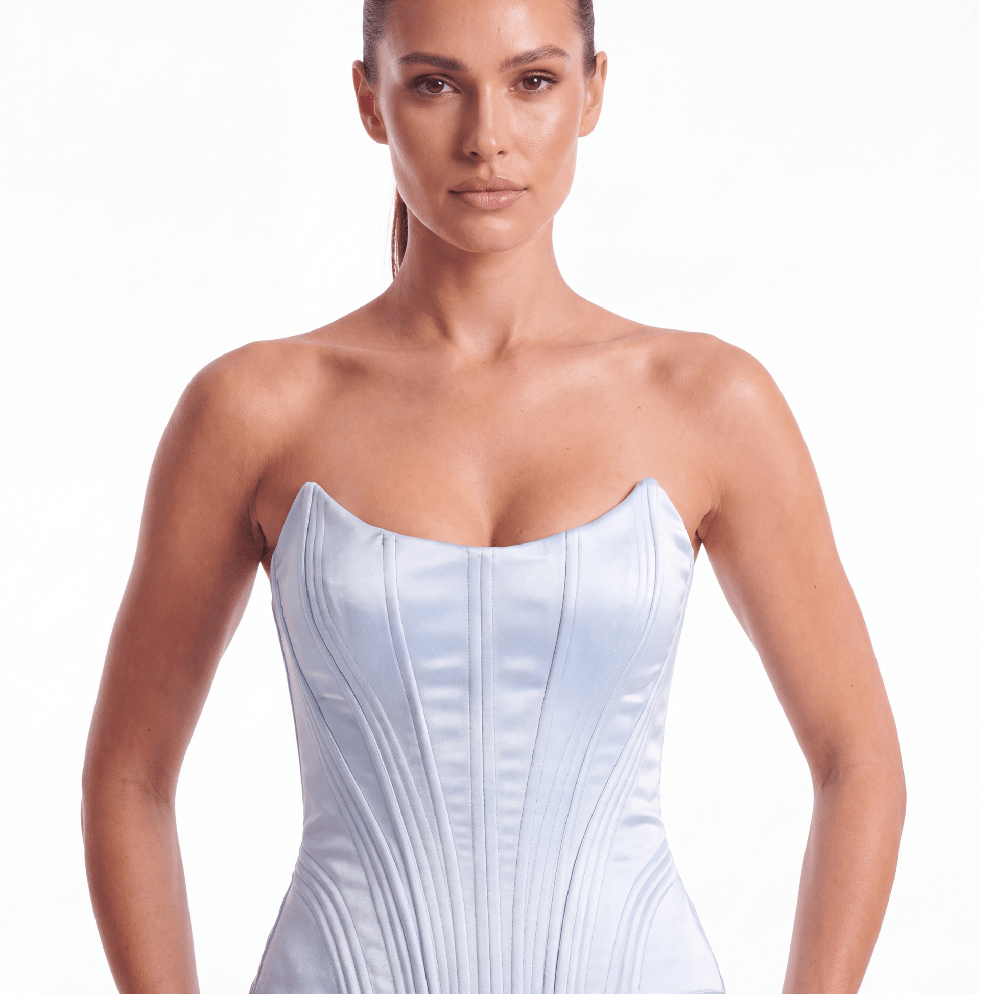 Classic corset with lines - Corset