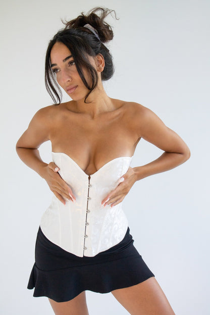 Classic Corset with Ornaments - Corset