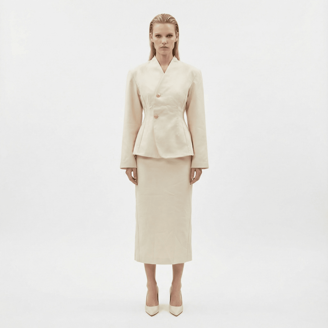 Elena - Creamy Set - Corset