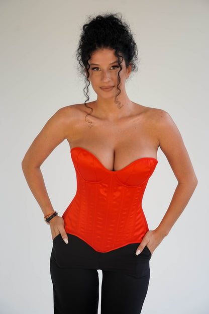 Red Classic Corset - Corset