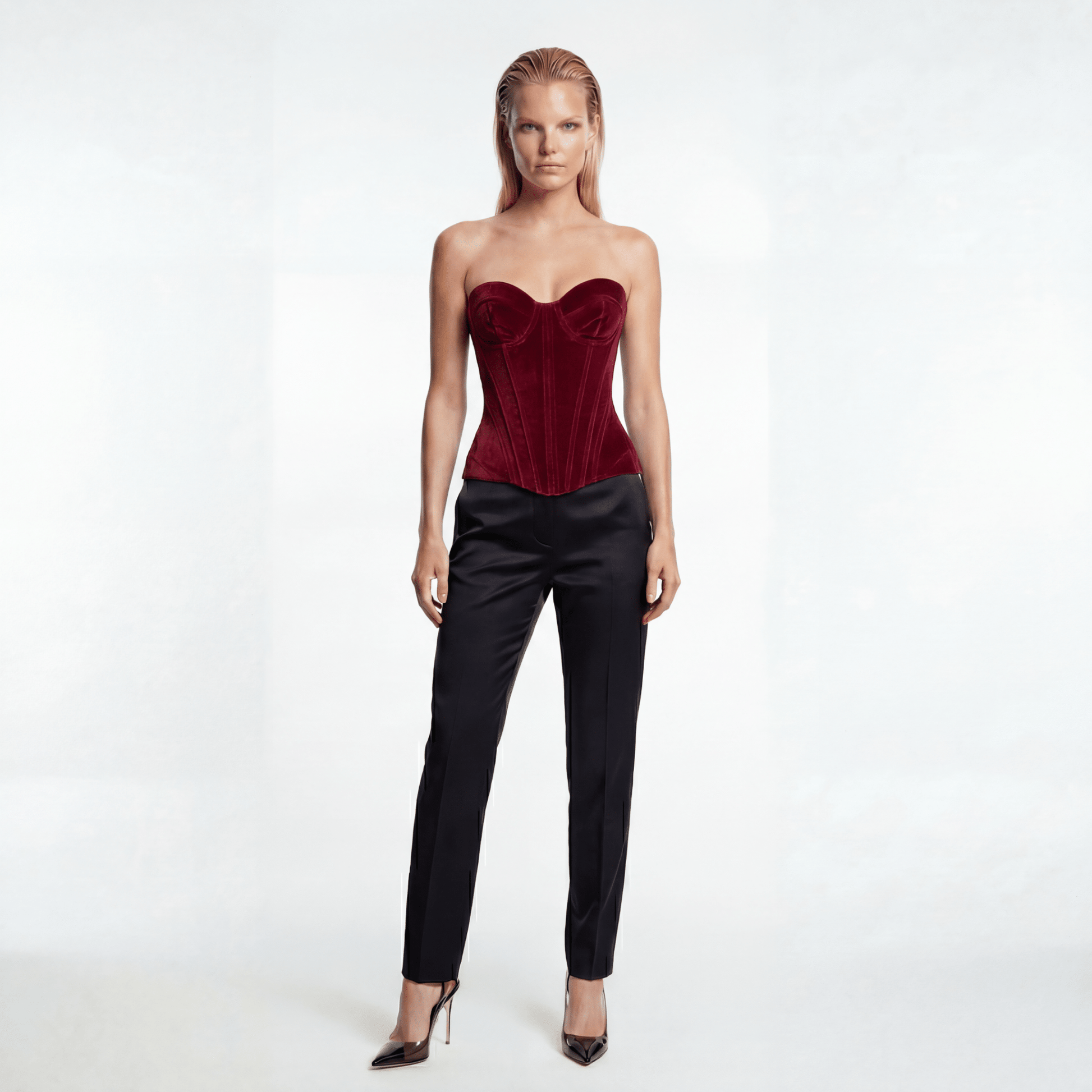 Velvet corset - Corset