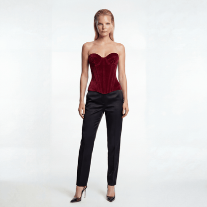 Velvet corset - Corset